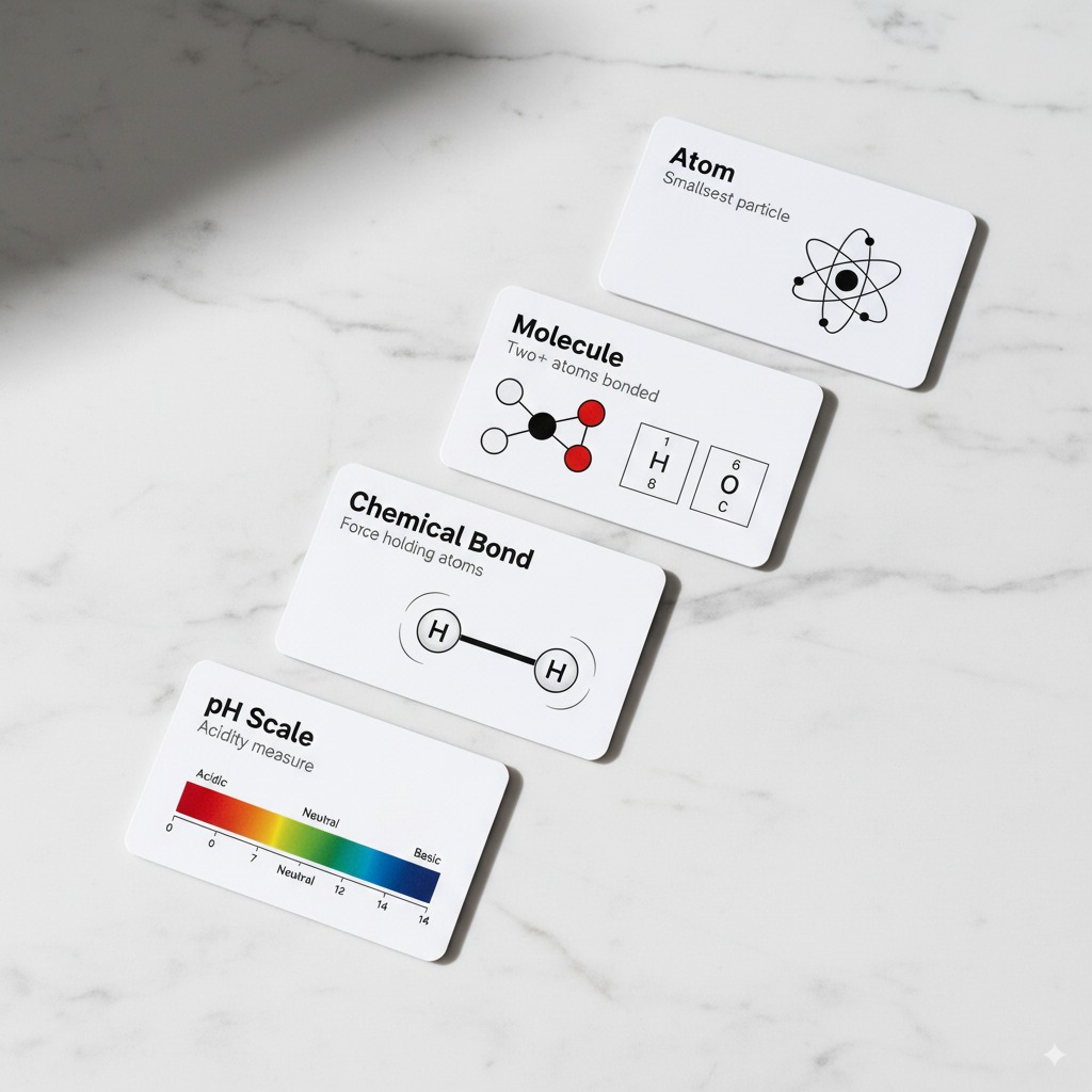 Chemistry Fundamentals - Chemical Concepts & Terminology Flashcards