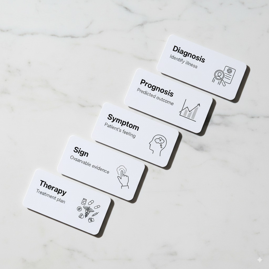 Essential Medical Terminology - Healthcare Professional Vocabulary Flashcards