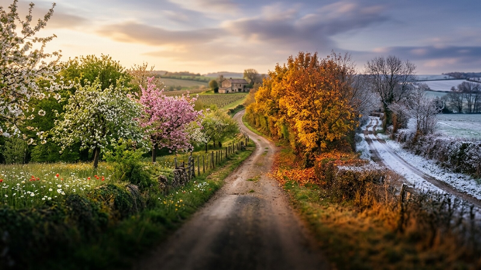 French Weather and Seasons Vocabulary flashcards