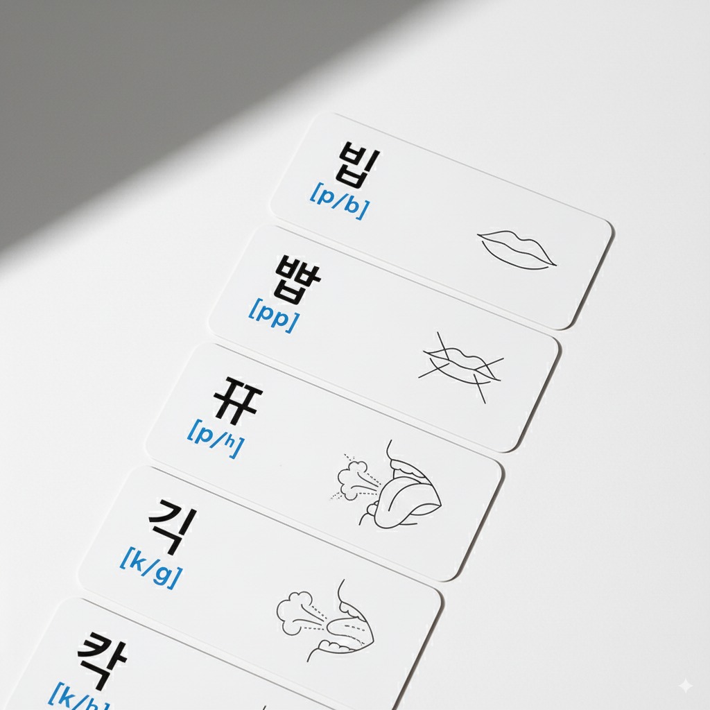 Korean Pronunciation - Master Korean Sounds Flashcards