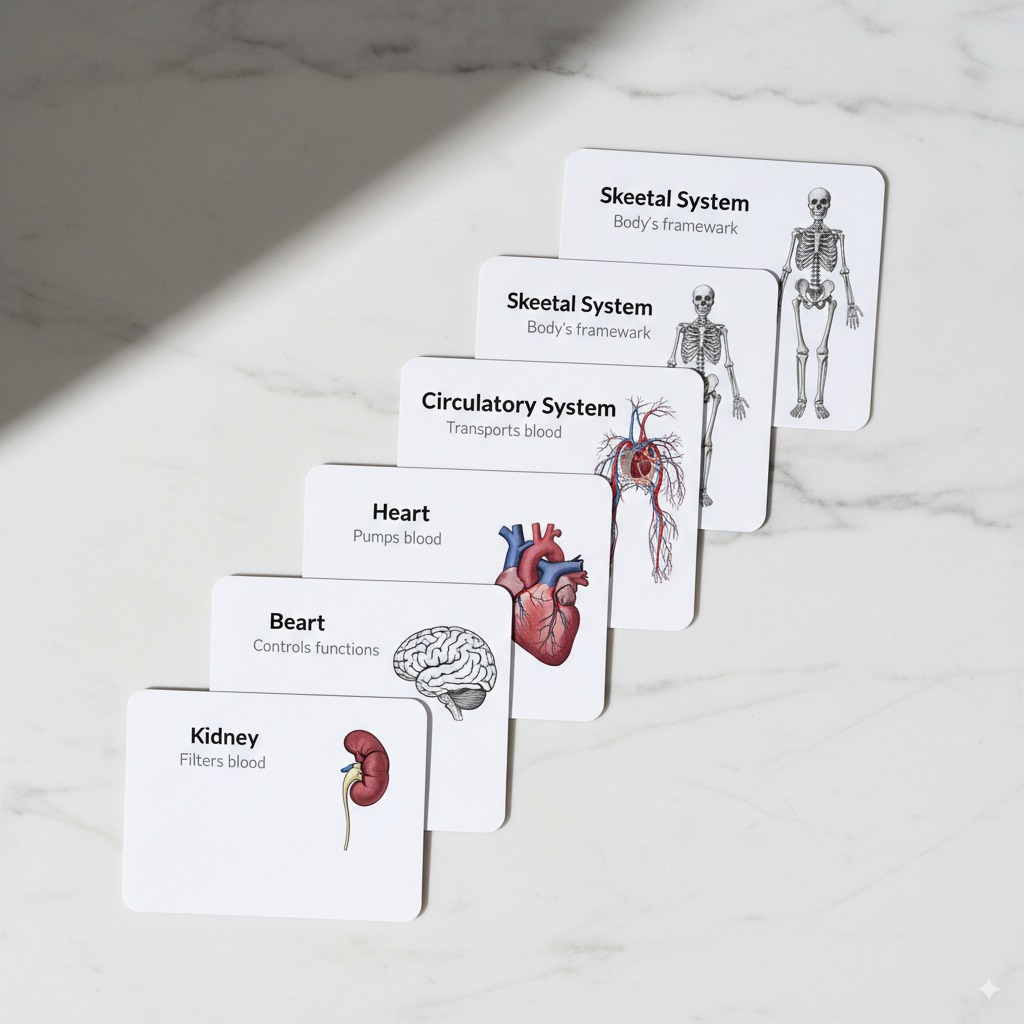 Medical Anatomy Terminology - Essential Body Systems Flashcards