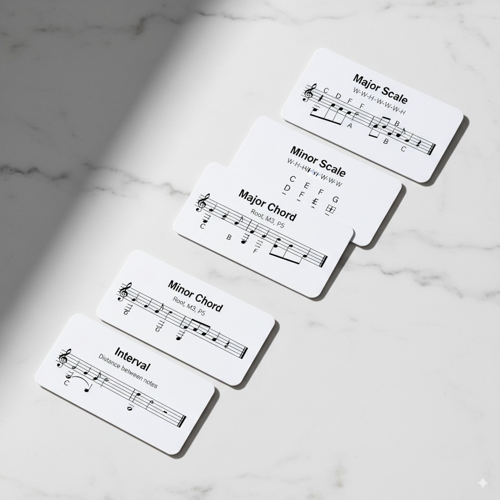 Music Theory Fundamentals - Essential Concepts Flashcards