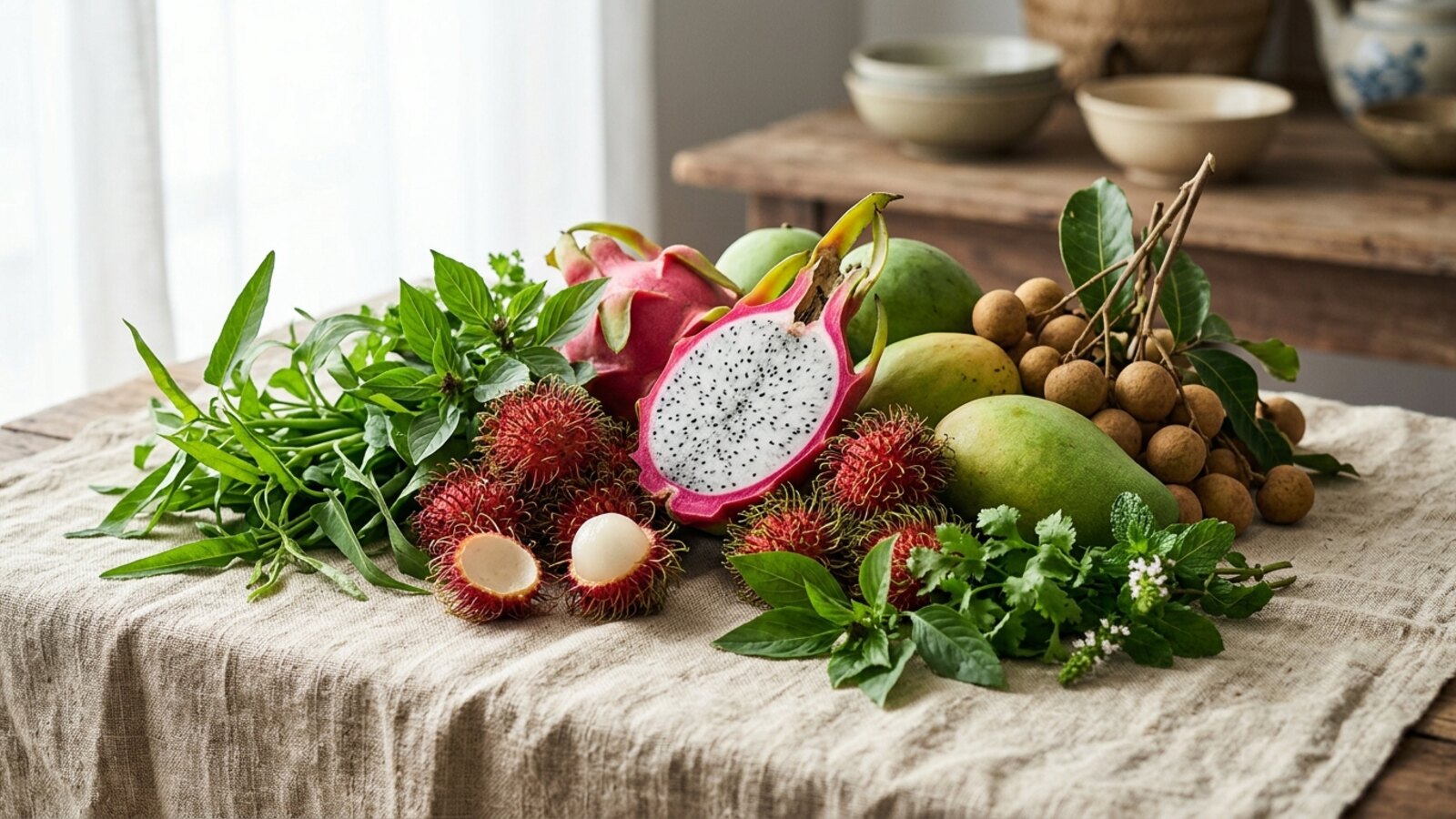 Vietnamese Fruits & Vegetables flashcards